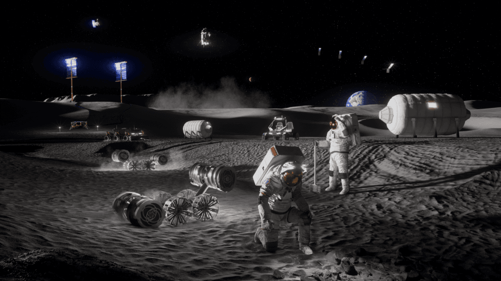 NASA Reveals Plans for Moon Base Featuring Rovers, Landers, and Drones