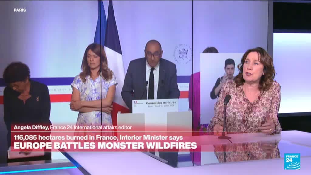 France's Interior Minister Reports Wildfire Growth Has Stopped