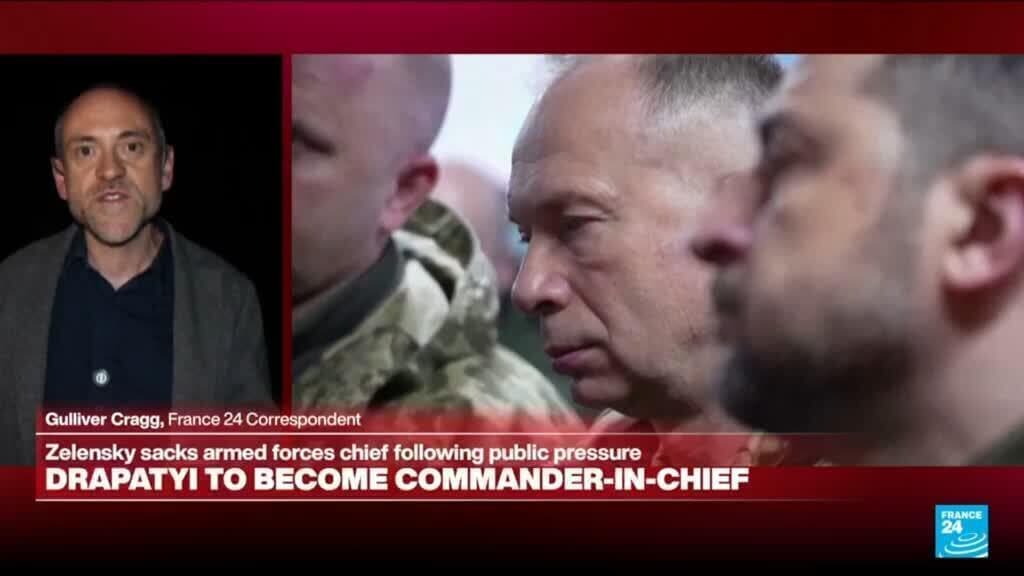 Zelensky Dismisses Military Chief Amid Protests, Appoints New Commander