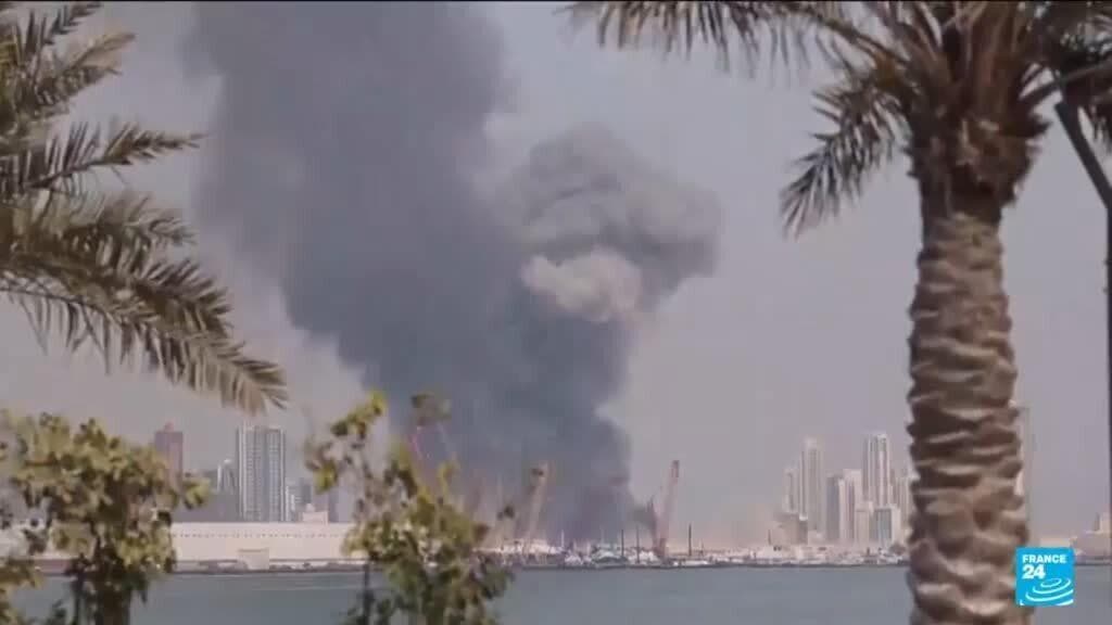 Missiles and drone attacks across the UAE as Iran presses on with air campaign in Gulf