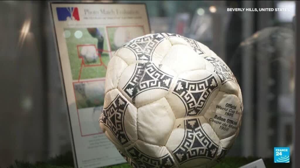 Diego Maradona's 'Hand of God' ball from 1986 World Cup match to be auctioned