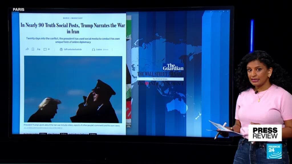 'Online diplomacy': How Trump narrates war in Iran on Truth Social