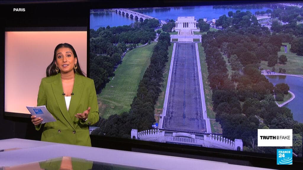 Trump Alters Claims About Size of Damage to Lincoln Memorial Reflecting Pool