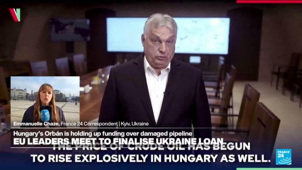 EU leaders pile pressure on Hungary's Orban to lift block on Ukraine loan