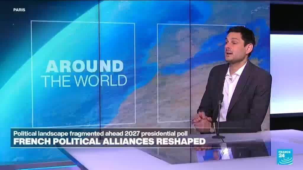 Where do French parties stand a year before the presidential election?