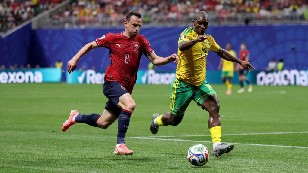 South Africa Comes Back to Draw 1-1 with Czech Republic in World Cup Opener