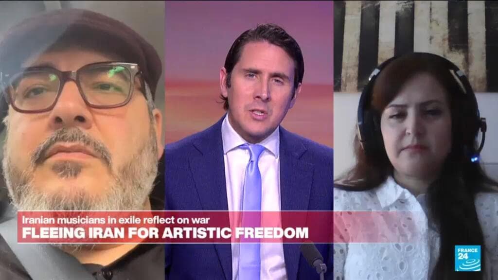 Being an artist and a refugee: Amir Amiri and Parisa Karimi Molan speak to France 24