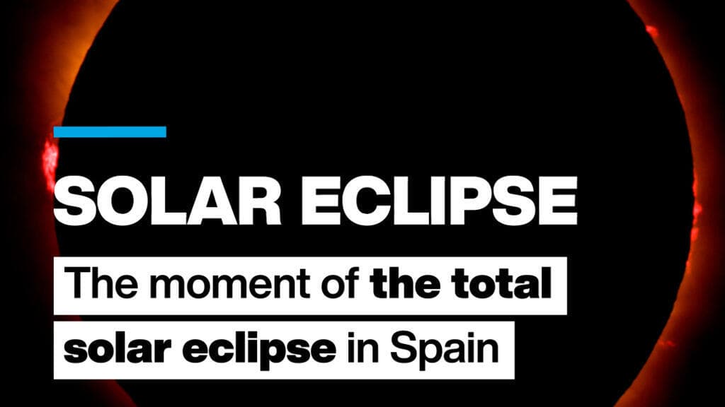Total Solar Eclipse Occurs Over Northern Spain on Wednesday Evening