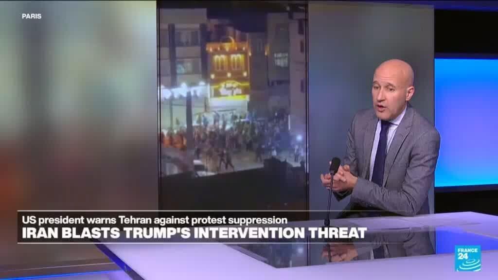 Tension escalates between Iran and the United States as Trump threatens intervention