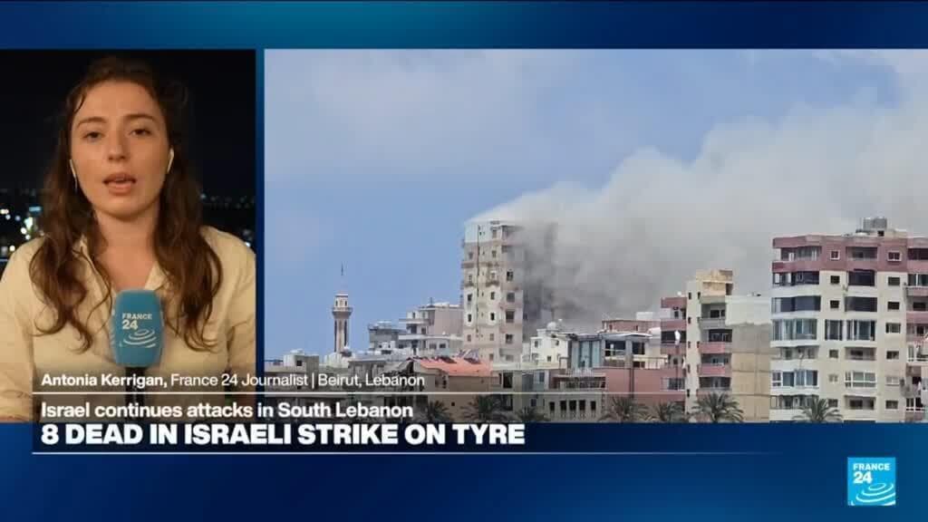 Israeli Airstrike in Tyre Claims Eight Lives as Attacks Continue in Southern Lebanon