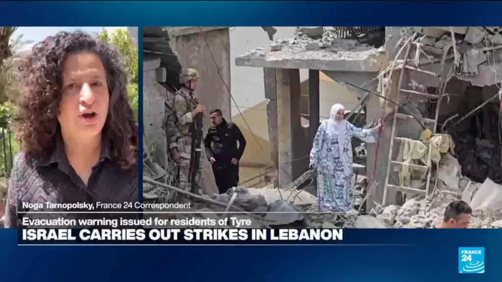 Israel Launches Strikes on Tyre Following 'Combat Zones' Declaration in Southern Lebanon