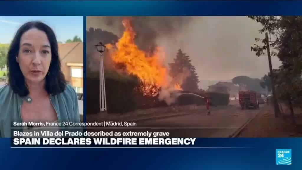 Spain Issues Wildfire Emergency as 10,000 Evacuate Near Madrid