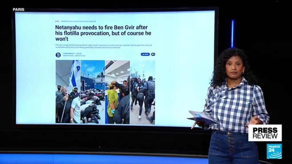International Outrage Over Ben-Gvir's Video Taunting Flotilla Activists