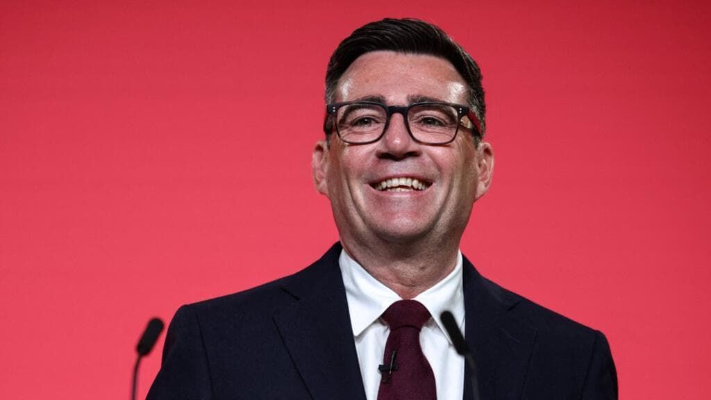 Andy Burnham Addresses Labour MPs After Being Named New Party Leader