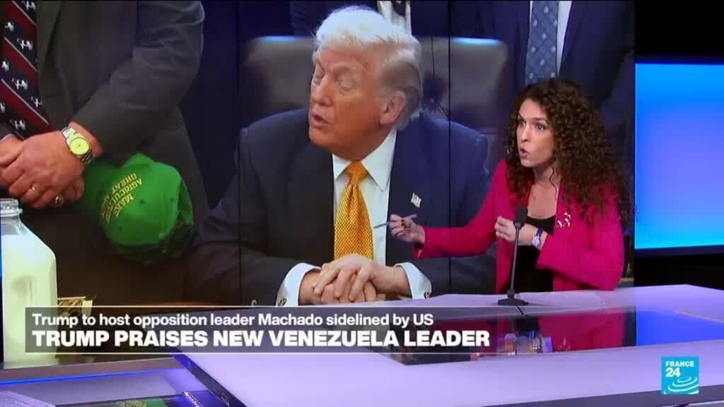 Trump to meet Venezuela opposition leader Machado at White House