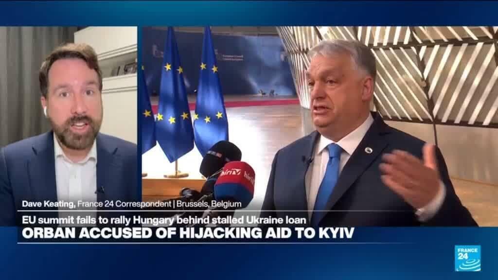 EU leaders vent anger after Hungary's Orban keeps blocking Ukraine loan