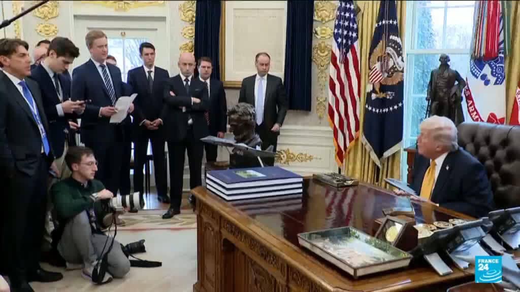 Trump pressures media on Iran war with claims of 'treason'