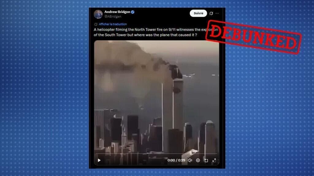 Video does not support claims that no plane hit World Trade Center's south tower on 9/11