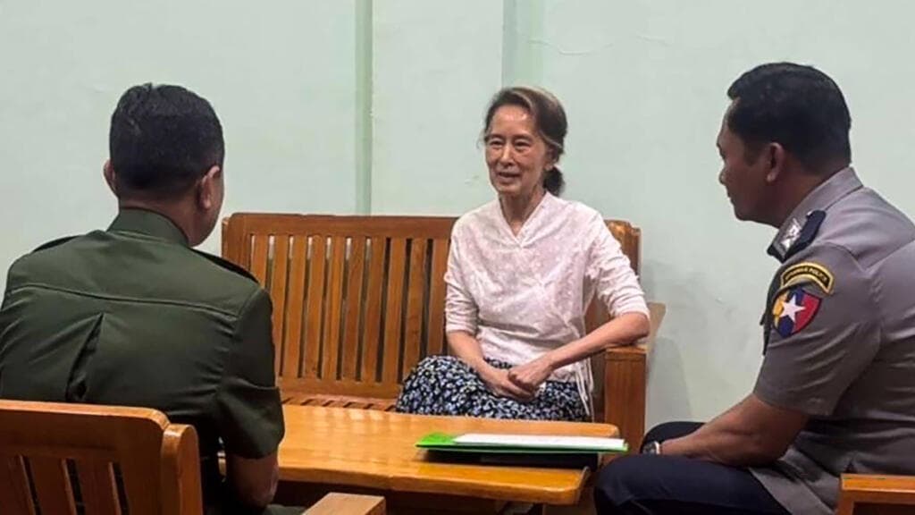 Myanmar moves detained former leader Aung San Suu Kyi to house arrest