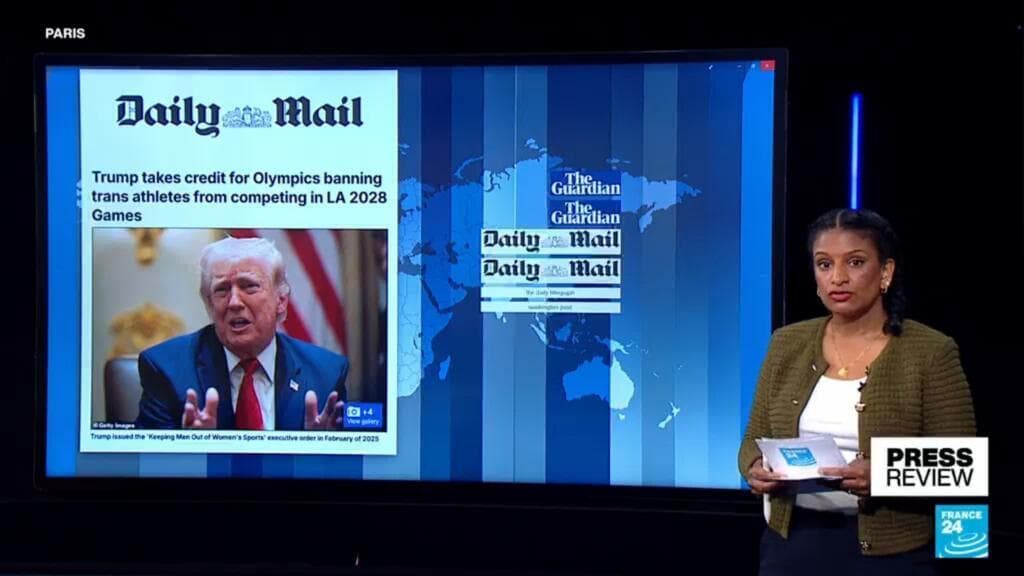 Donald Trump takes credit for transgender ban at LA's 2028 Olympics