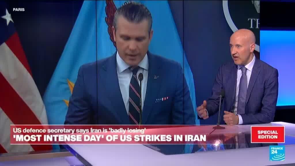Hegseth vows most intense day yet of US strikes as Iran aims to fight on