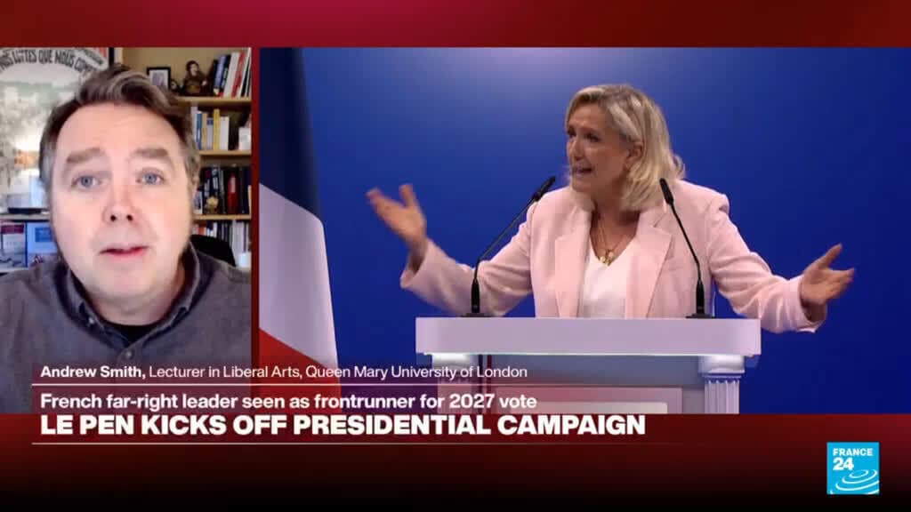 Marine Le Pen Launches Presidential Campaign Amid Nationwide Unrest