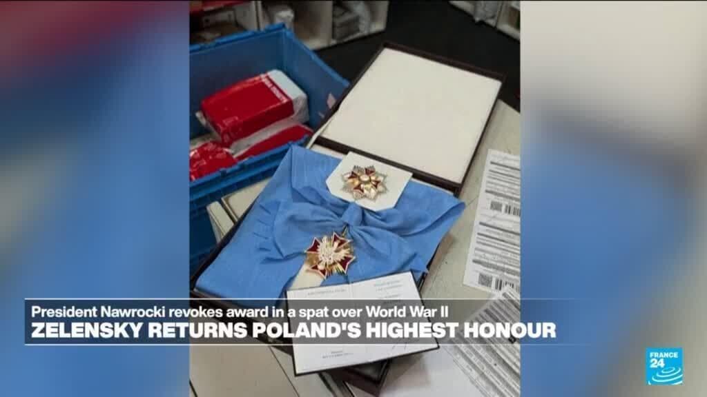 Poland Revokes Top Award from Ukraine's Zelensky Amid Diplomatic Tensions