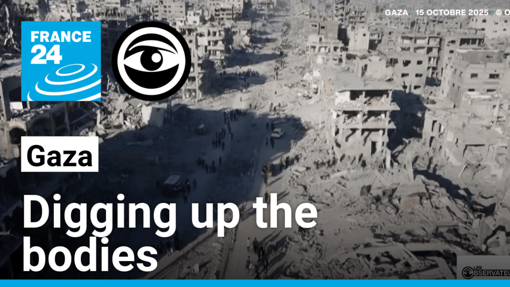 Recovery Efforts Continue for Bodies Buried in Gaza's Rubble