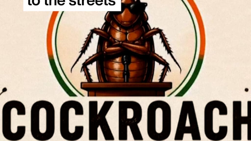 India's Cockroach Janta Party Plans Street Protest Against Government Policies