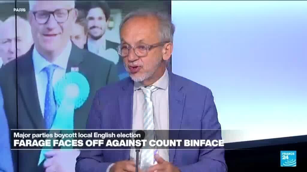 Nigel Farage Faces Count Binface in Eastern England By-Election