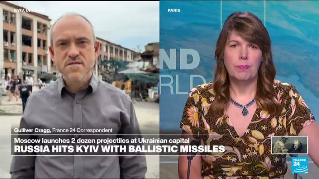 Russia Launches Major Ballistic Missile Attack on Kyiv, Causing Casualties
