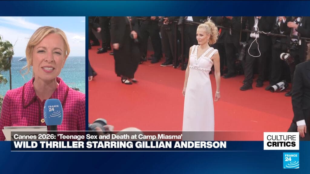 Gillian Anderson Experiences Intense Reaction Watching 'Teenage Sex and Death at Camp Miasma' at Cannes