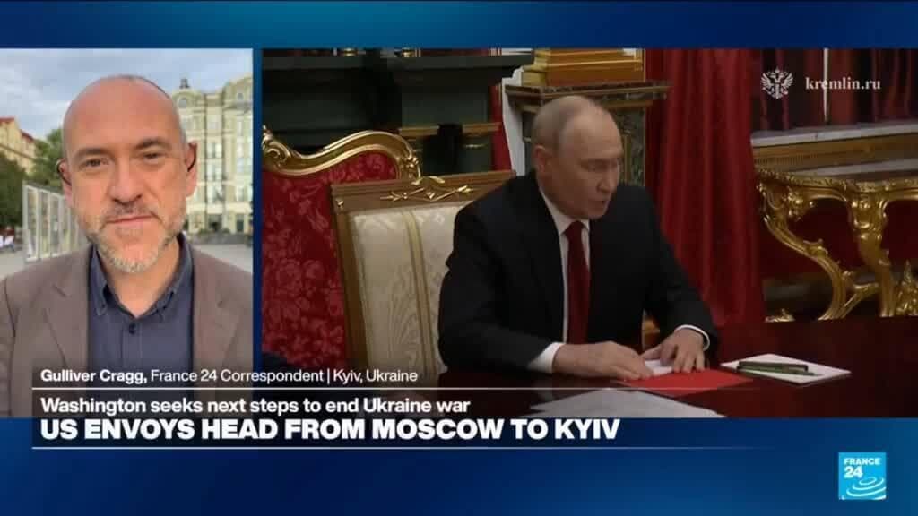 US Envoys Travel to Kyiv Following Talks with Putin