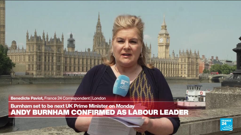 Andy Burnham to Lead Labour Party as New British Prime Minister