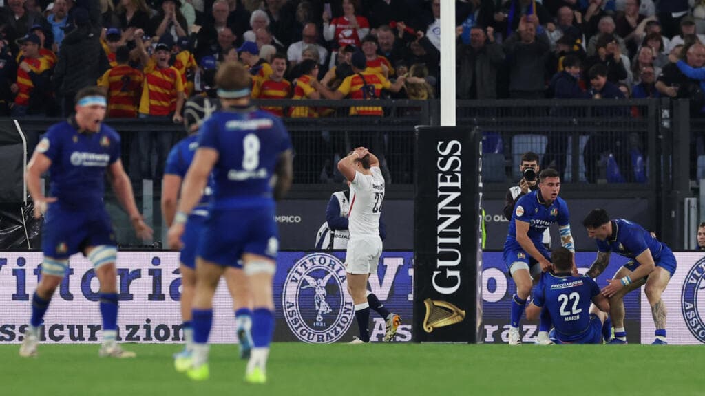 Italy clinch historic first win over England in Six Nations nail-biter