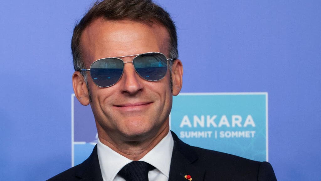 Macron's Aviator Glasses Spark Discussion on Fashion and Technology