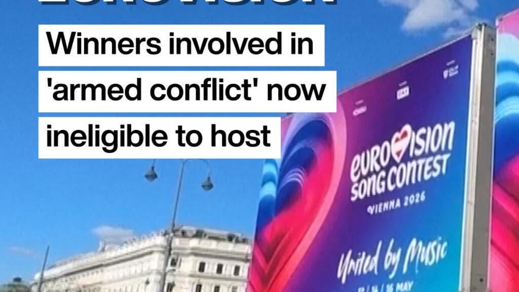 Eurovision Winners in Armed Conflict Barred from Hosting Next Contest