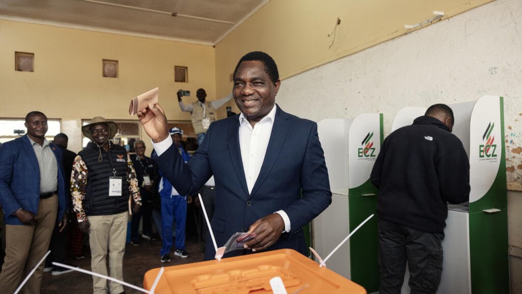 Zambia's President Hakainde Hichilema Secures Re-Election with Economic Focus