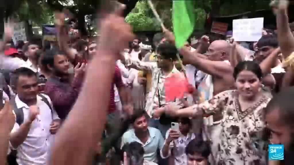 Indian Students Persist with 'Cockroach Movement' Protests Amid Police Response
