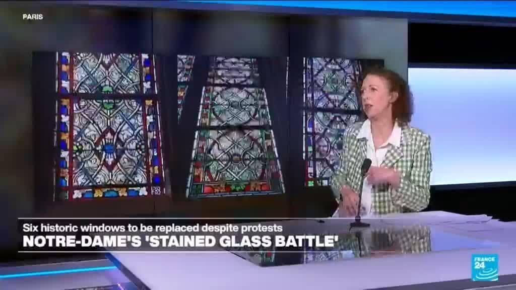 Notre Dame Cathedral Faces Controversy Over Stained Glass Replacement