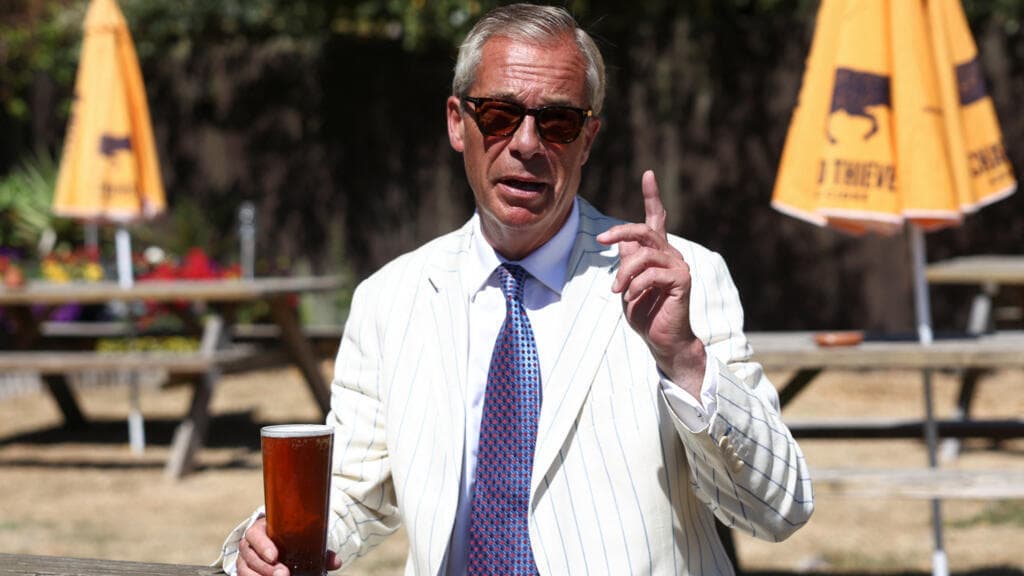 Nigel Farage defeats Count Binface to reclaim UK parliamentary seat in by-election