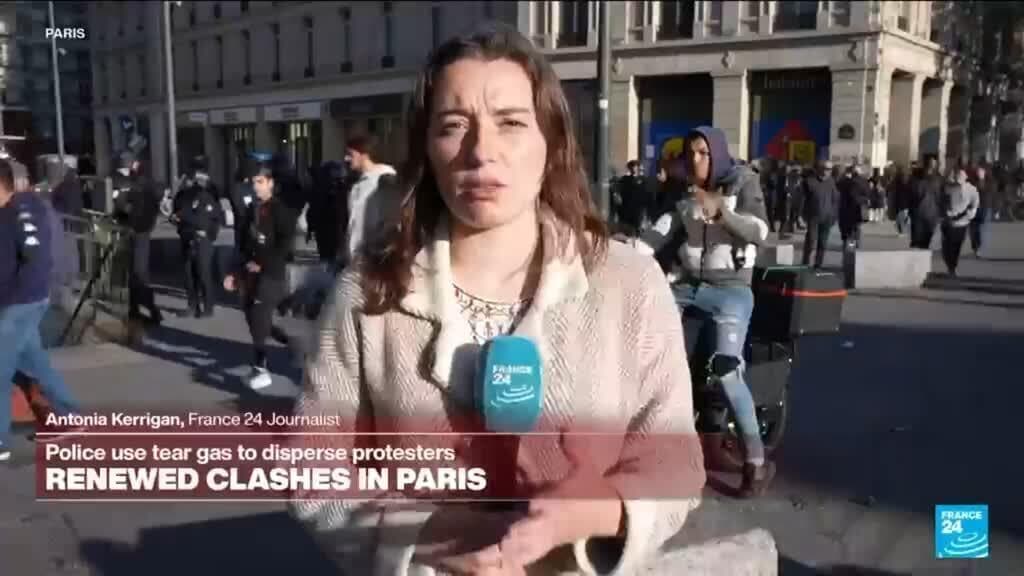 Clashes Erupt Again in Paris Amid Ongoing Protests Against High Prices
