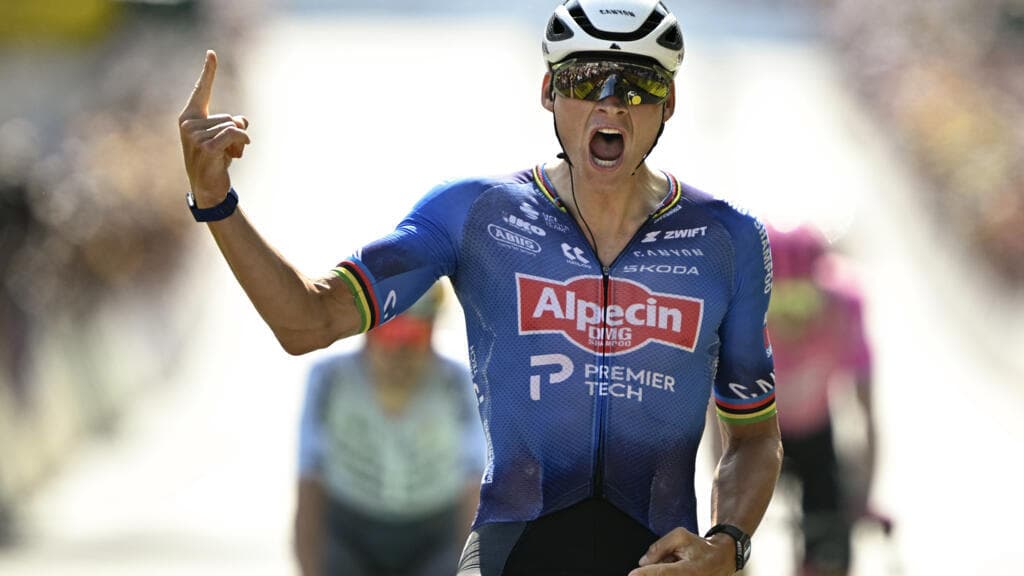 Mathieu Van der Poel Wins Stage Nine of Tour de France Amid Extreme Heat