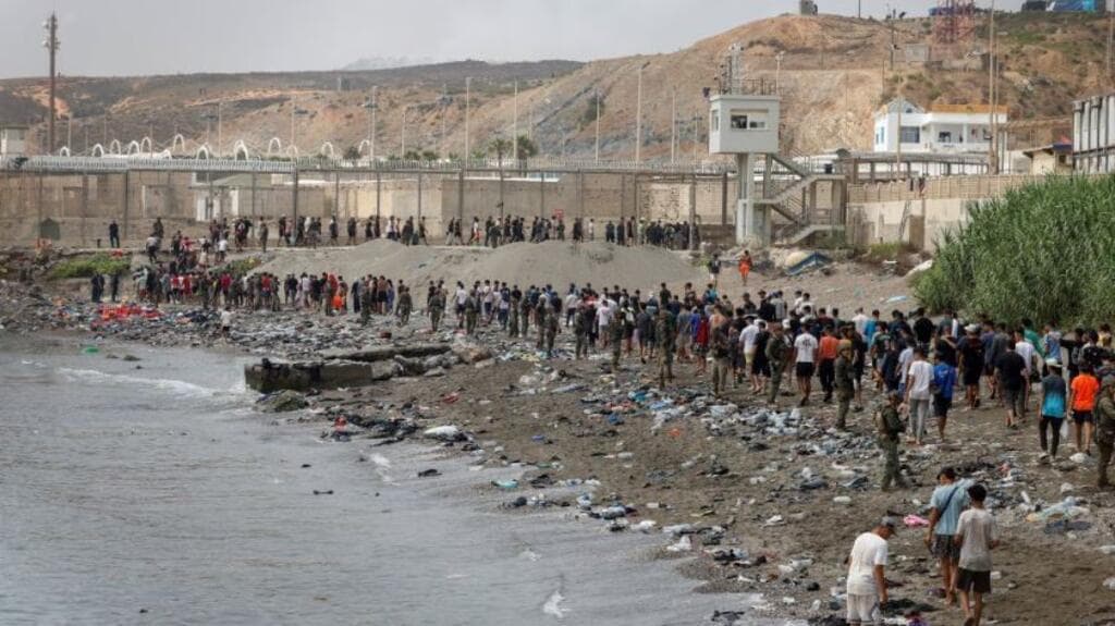 Morocco Increases Security as Migrants Assemble Near Ceuta Border