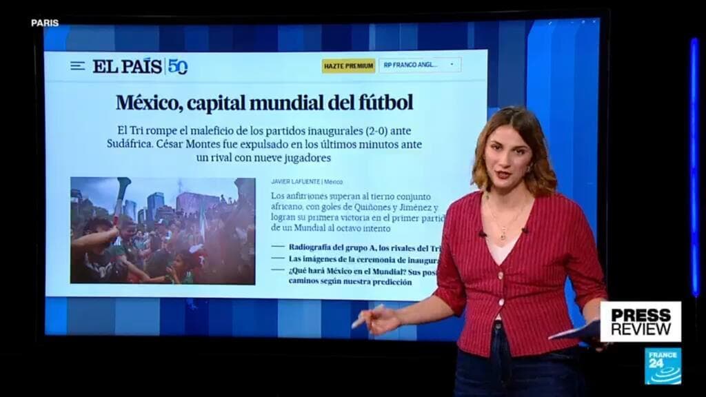 Mexican Papers Celebrate National Team's World Cup Victory Against South Africa