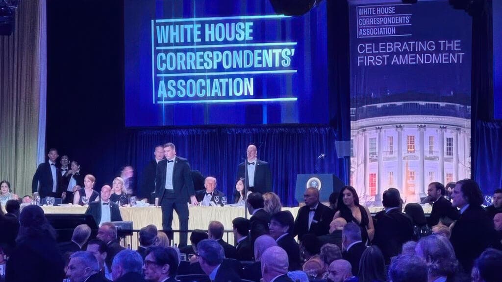 ‘Staged’: Conspiracy theories spread online after thwarted shooting at White House press gala