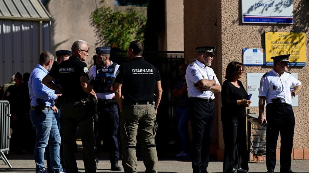 Suspected French school shooter linked to online group praising mass killers