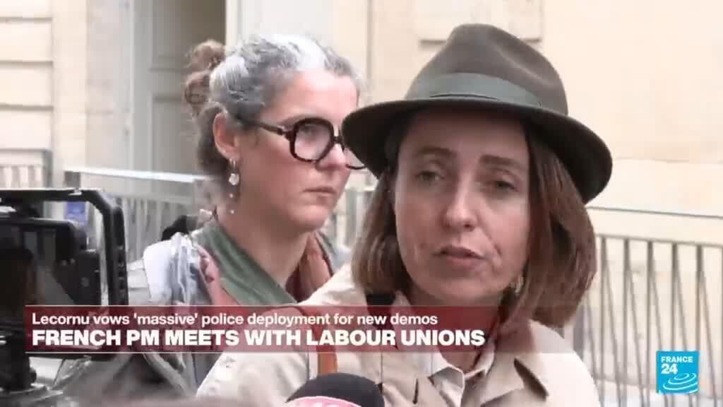 French Union Leaders Call for Strikes Following Talks with PM Lecornu