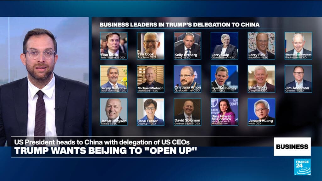 Trump Visits Beijing with US Business Leaders, Seeks Greater Access for Trade