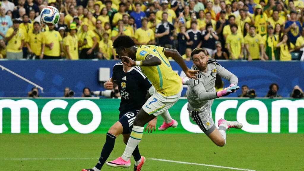 Vinicius Junior's Two Goals Propel Brazil to 3-0 Victory Over Scotland in World Cup